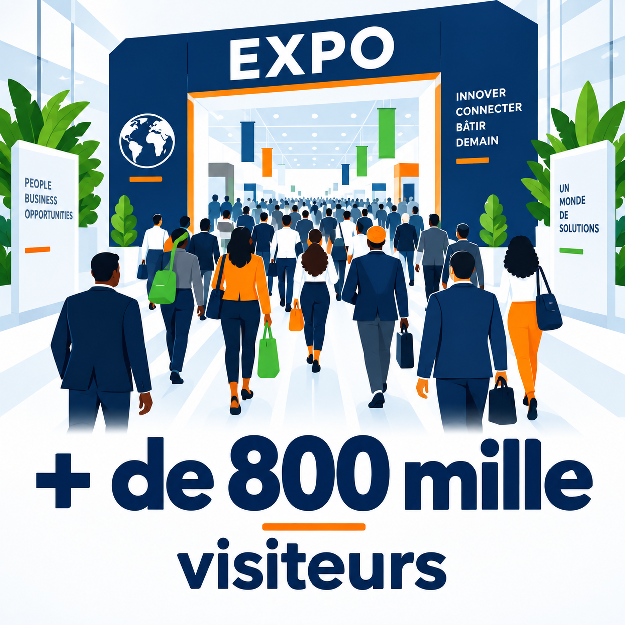 + de 800 mille visiteurs